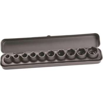 HiKOKI 751879 10-delige Krachtdoppenset in cassette - 1/2"