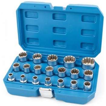 19 Delige 1/2″ Multilock Doppenset Van 8 tot 32 mm