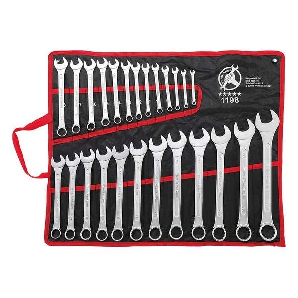Steek- ringsleutel set 6 - 32 mm 25-delig Steek- ringsleutel set 6 - 32 mm 25-delig