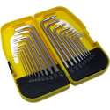 Lange Sleutel torx en inbus set sleutelset in stevige doos 18 delig Tools gereedschap