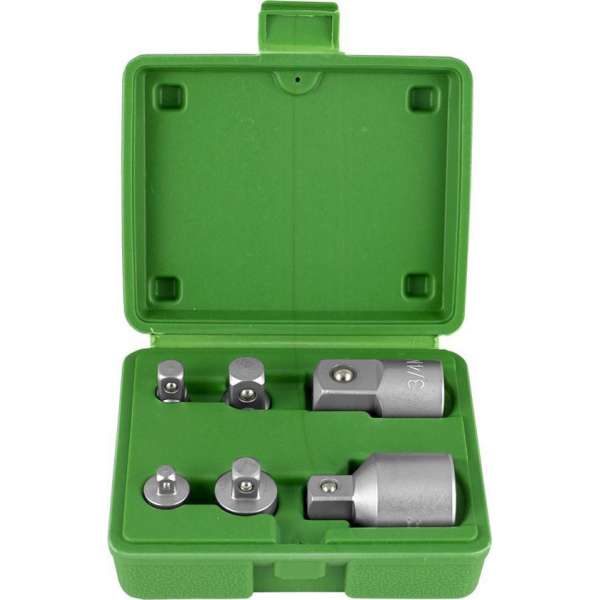 JBM Tools | Set van 6 adapters | Doppenset / 1/2 " 3/8 " 3/4 JBM Tools | Set van 6 adapters | Doppenset / 1/2 " 3/8 " 3/4