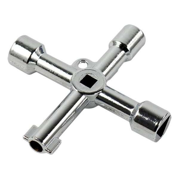 Multi sleutel - 6 tot 14mm - dubbelbaard driehoek vierkant - C Multi sleutel - 6 tot 14mm - dubbelbaard driehoek vierkant - C