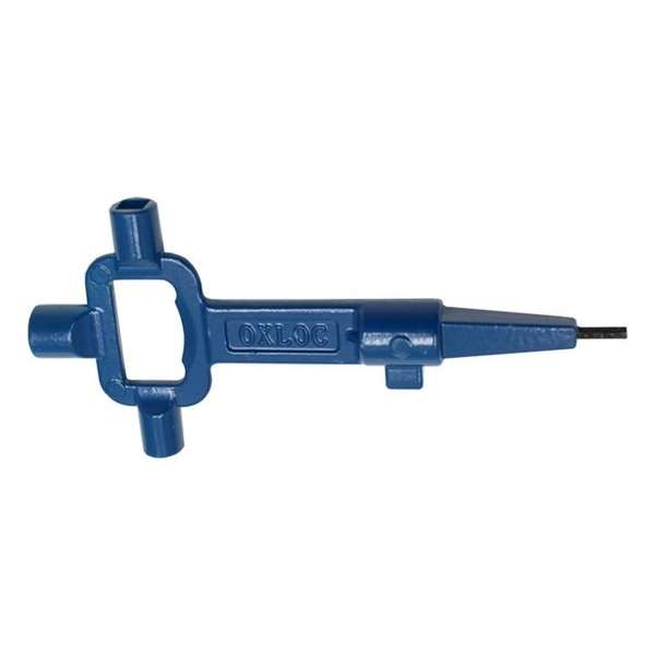 Oxloc Bouwsleutel nikkel blauw. (Prijs per stuk) Oxloc Bouwsleutel nikkel blauw. (Prijs per stuk)