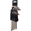 SKANDIA Torx Inbussleutelset - Stiftsleutelsel 10-50 mm - 9-delig