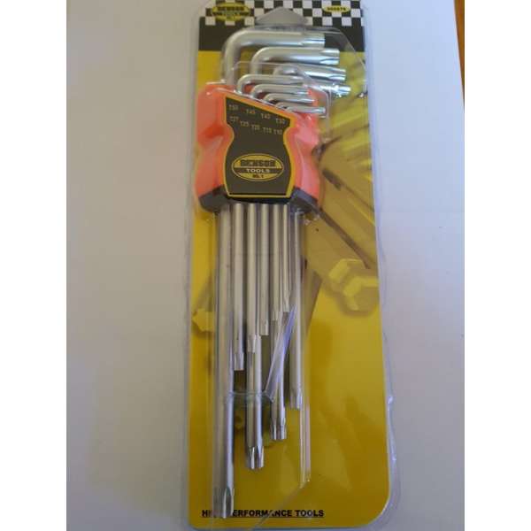 BENSON TOOLS - Torx sleutelset 9 dlg (Hobby -arrow-tech-) 5876 - 005876 BENSON TOOLS - Torx sleutelset 9 dlg (Hobby -arrow-tech-) 5876 - 005876