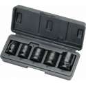 Gedore slagmoer dopsleutelset 5 delig 1/2 k19-s05 1 10-13-17-19-24 mm 1/2 aansluiting