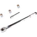 momentsleutel set 1/2" aansluiting - 40 - 210 nm - inclusief verlengstuk en maatdoppen