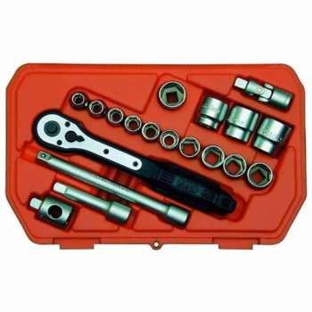 Skandia Doppendoos 3/8“ - 19 Stuks