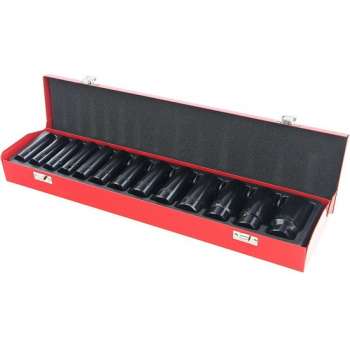 13 Delige 1/2" 10 - 30 mm Lange Krachtdoppenset