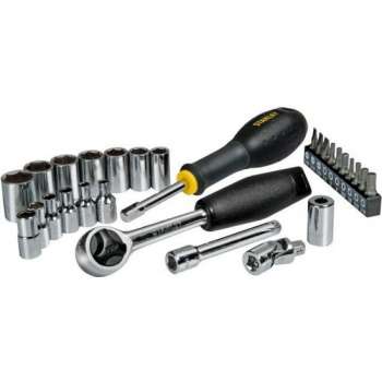 Stanley Stanley Dopsleutelset 1/4" 28-delig (chroom glanzend) (S)