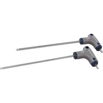 Dickie Dyer 2-delige set sleutels verwijderen T-pompkop 4 x 185 mm / 5 x 185 mm