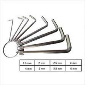 Inbussleutel 8-delige set - 1.5 - 6 mm