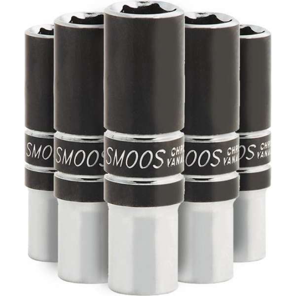 Smoos® Losse dop 10 mm extra lang met 3/8 opname - 5 stuks Smoos® Losse dop 10 mm extra lang met 3/8 opname - 5 stuks