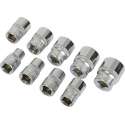 Silverline 3/8 metrische doppen set 9 st. 8 - 19 mm