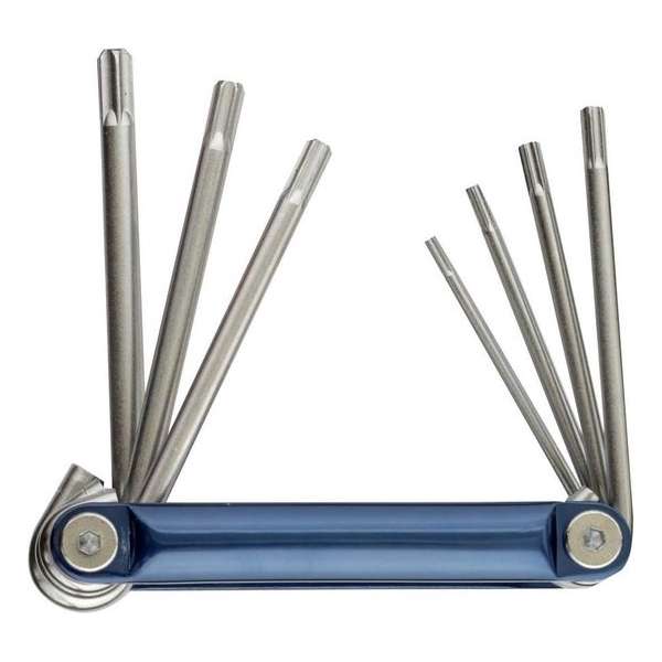 KWB Pocket Inbussleutelset Torx Inklapbaar - 7-delig - 10-40 mm