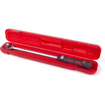 AOK 1/2" Professionele Momentsleutel 40-200 Nm. 60-120 Tands Met Doordruk Vierkant