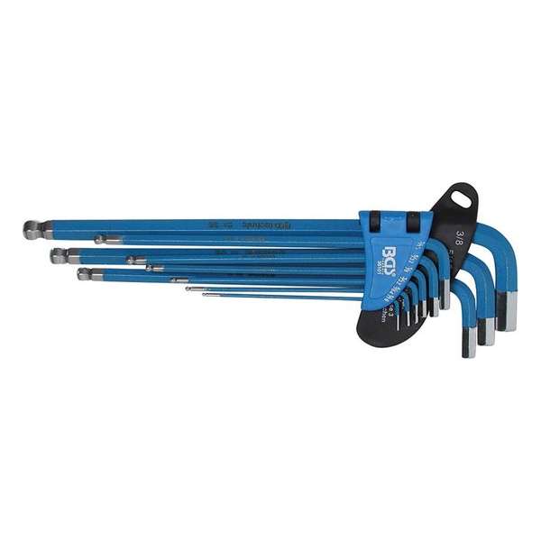 Inbusset – Inbussleutelset – Stiftsleutelset - Extra Lang (engels/ inch/ SAE) - BGS 35101 Inbusset – Inbussleutelset – Stiftsleutelset - Extra Lang (engels/ inch/ SAE) - BGS 35101