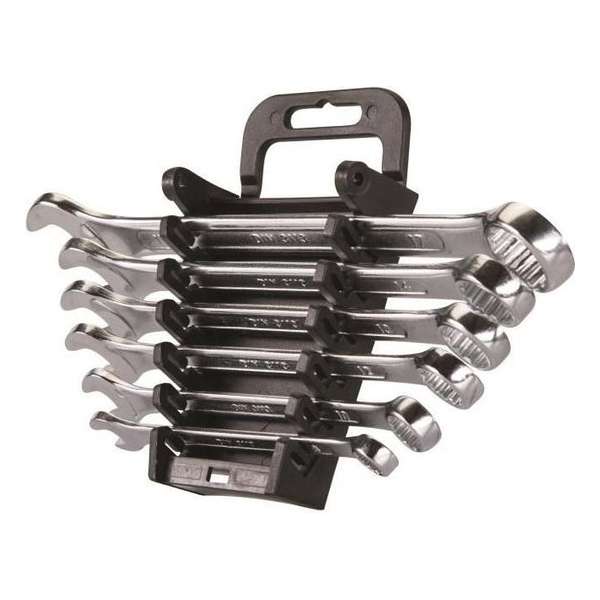 SILVERLINE Steekringsleutel Set - 6-Delige - Metrisch: 8 t/m 17 mm)