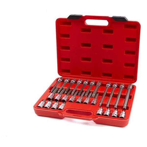 HBM Profi 26-Delige 1/2 Spline - Veeltand Doppenset HBM Profi 26-Delige 1/2 Spline - Veeltand Doppenset