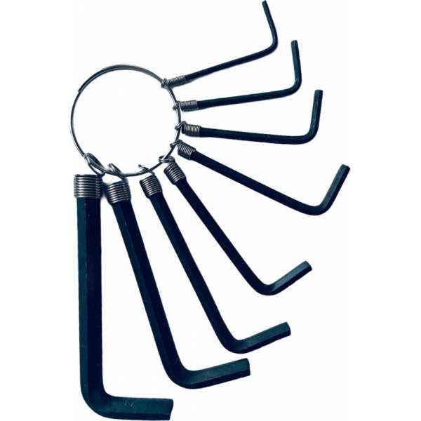 Bascessoires Inbussleutelset - 8 delig - Inbus Sleutel - Gratis Sleutelhanger Bascessoires Inbussleutelset - 8 delig - Inbus Sleutel - Gratis Sleutelhanger