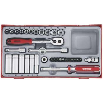 TengTools TT1435 Doppenset 1/4 Tc-tray 35dlg.