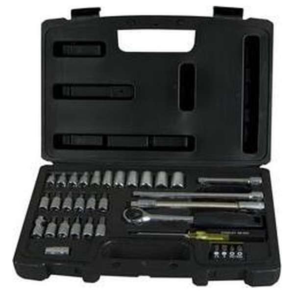 Stanley 1/4" Dopsleutelset (40 delige Set) Stanley 1/4" Dopsleutelset (40 delige Set)