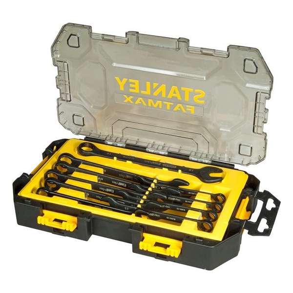 STANLEY Fatmax Ringsteeksleutelset 10-Delig Toughbox STANLEY Fatmax Ringsteeksleutelset 10-Delig Toughbox