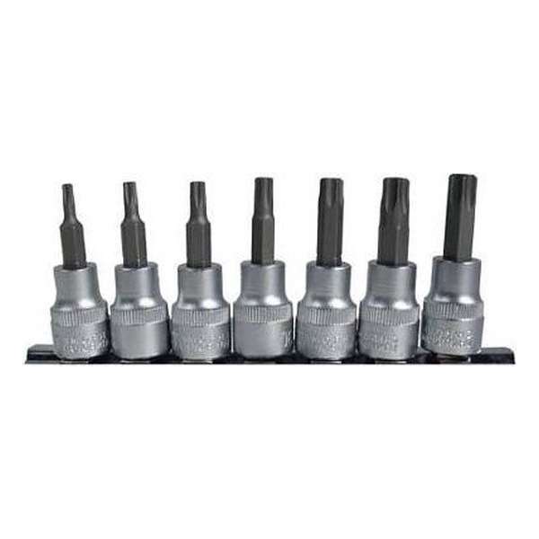 Torx doppenset 3/8" 7 delig BGS 5108 Torx doppenset 3/8" 7 delig BGS 5108