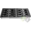 Inbus en Torx krachtdoppen,  inbusdop, torxdop 1/2 duims aansluiting, 16 delig