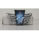 Open & Ratchet Type 12 Point Box Wrench Set 8-17Mm, 6'S (8-10-12-13-14-17Mm) C.V