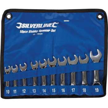 Silverline 630063 10-delige steeksleutel set