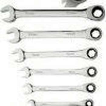 7 delig ratel-steek-ringsleutel set engels/inch   Hebbes Tools