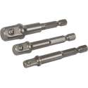 Silverline Doppen Set - 1/4", 3/8" en 1/2" - 3 Delig