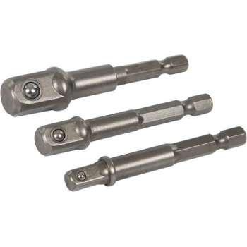 Silverline Doppen Set - 1/4", 3/8" en 1/2" - 3 Delig