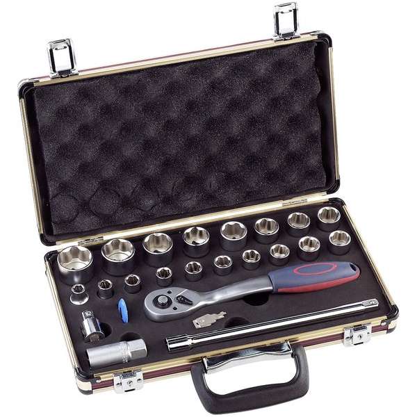 KWB Dopsleutelset - 1/2" - 23-delig KWB Dopsleutelset - 1/2" - 23-delig