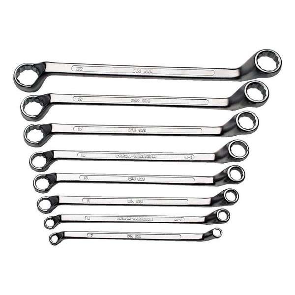 Brüder Mannesmann Ringsleutelset DIN (8 dlg) Brüder Mannesmann Ringsleutelset DIN (8 dlg)