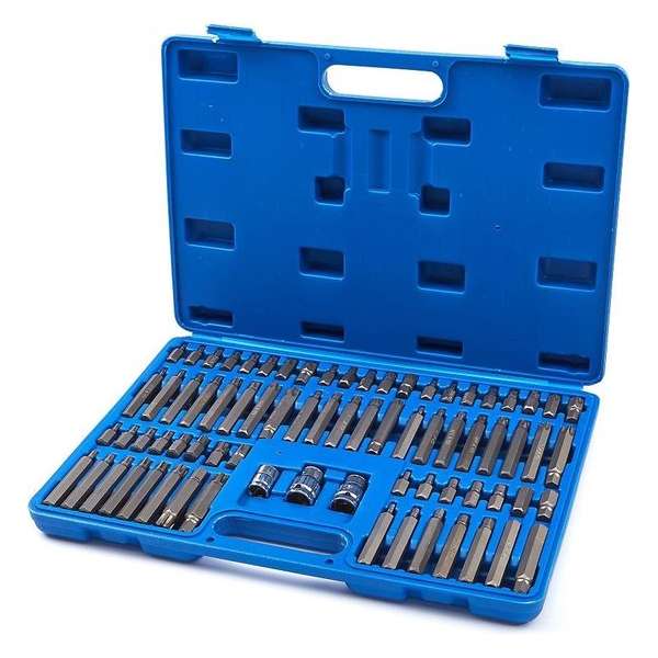 HBM 75 Delige Inbus, Torx, Spline en Ribe Doppenset HBM 75 Delige Inbus, Torx, Spline en Ribe Doppenset