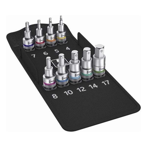 8740 C HF 1 Zyklop binnenzeskant Bit-doppen-set 8740 C HF 1 Zyklop binnenzeskant Bit-doppen-set