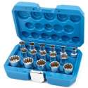 16 Delige 1/2″ Multilock Doppenset Van 8 tot 24 mm