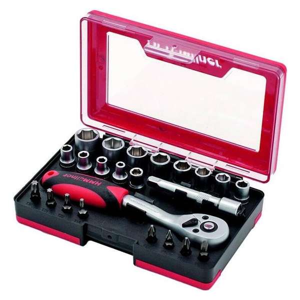 HMMüllner Dopsleutelset 23 stuks, 1/4, 4-14 mm HMMüllner Dopsleutelset 23 stuks, 1/4, 4-14 mm