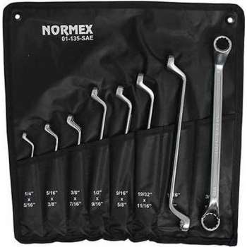 Ringsleutelset (engels/ inch) 8 delig Normex 01-135-SAE
