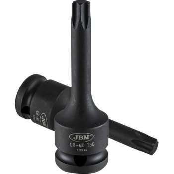JBM Tools | Slag-bits torx t30 met een uitsparing 1/2" voor 52340