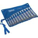 Silverline Flexibele Steek-Ringratelsleutel Set 8 t/m 19 mm. - 12 Delig