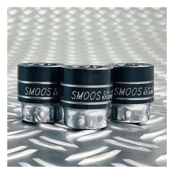 Smoos® Losse 12-kants dop 32 mm met 1/2 opname - 3 stuks Smoos® Losse 12-kants dop 32 mm met 1/2 opname - 3 stuks