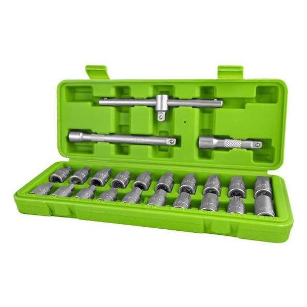JBM Tools Doppen set voor olie aftappen 23 delig JBM Tools Doppen set voor olie aftappen 23 delig