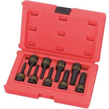 Huvema 1/2'' Slagmoer Torx-dopbitset, 9-delig PAC4091