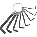 Inbussleutel Set 2mm - 10mm 8-Delig Zwart