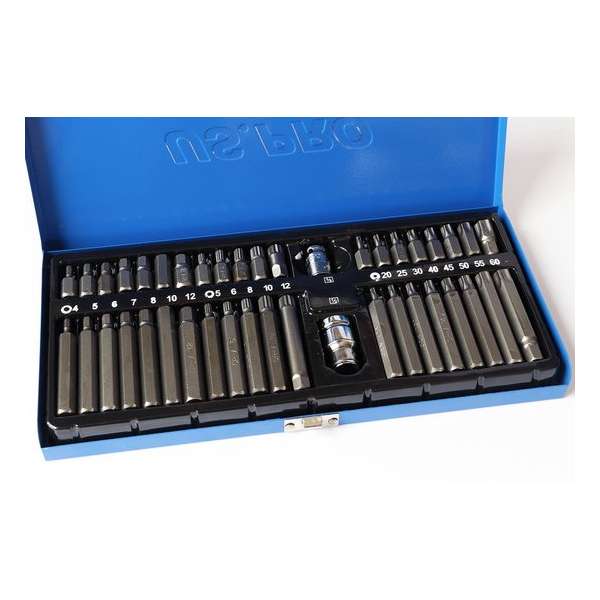 Bitset/bittenset 30 en 75 mm 42-delig Bitset/bittenset 30 en 75 mm 42-delig