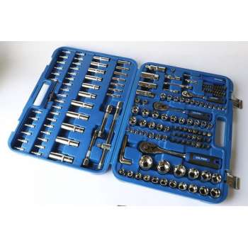 Professionele doppenset / dopsleutelset 1/4", 3/8" en 1/2" 172-delig