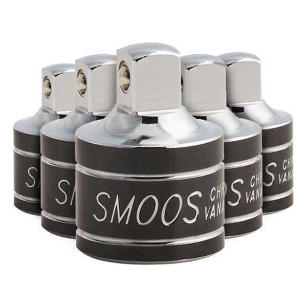 Smoos® Verloop dop van 3/8 naar 1/2 - 5 stuks - Zwart Smoos® Verloop dop van 3/8 naar 1/2 - 5 stuks - Zwart